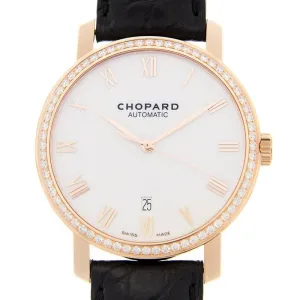Chopard Classic 18k Rose Gold Diamond Bezel Men's Watch 171278-5004