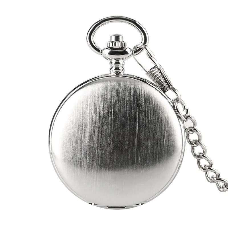 Christmas Gift Smooth Mechanical Pocket Watch