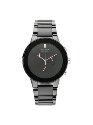 Citizen Eco Drive 43 mm Size Black Dial Men Analog Watch - AT2245-57E