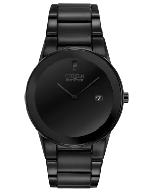 Citizen Eco-Drive Men's Axiom Black-Tone Stainless Steel Watch