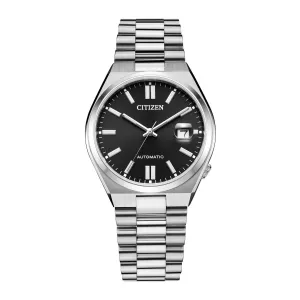 Citizen Tsuyosa 40MM Black Automatic Watch. NJ0150-56E