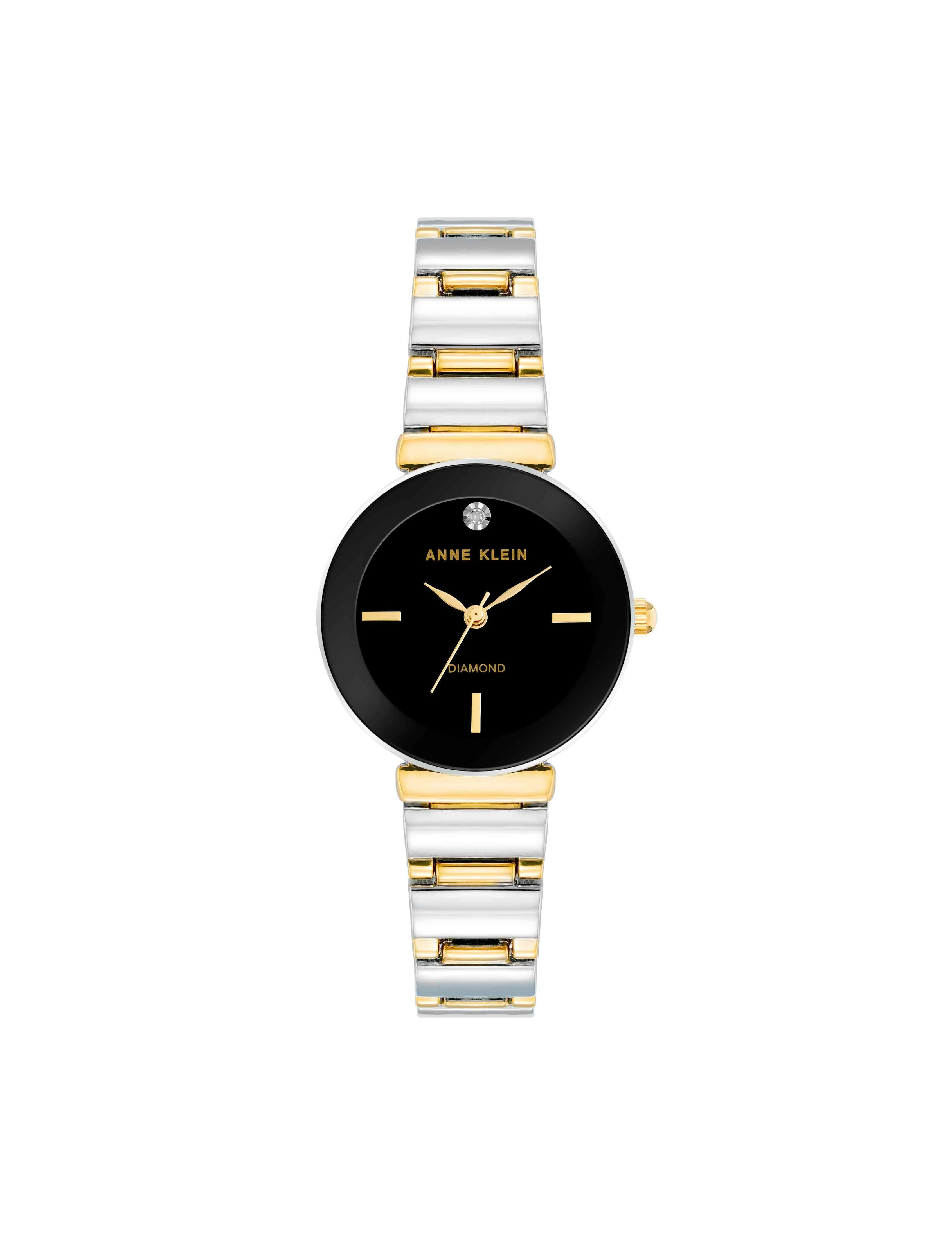 Classic Diamond Accented Bracelet Watch