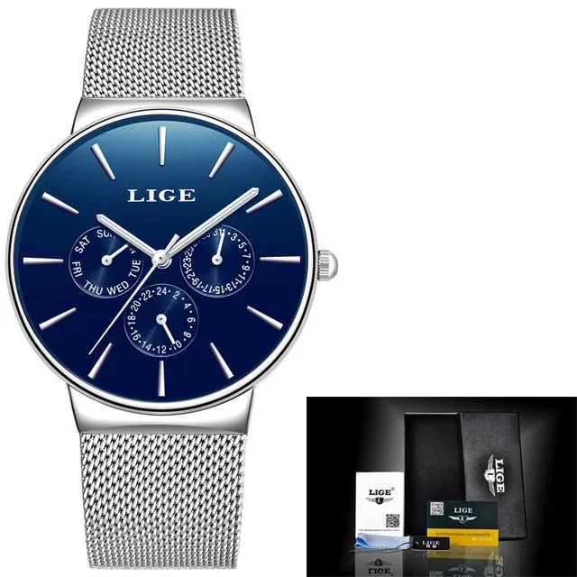 Classic Women Rose Gold Top Brand Luxury Laides Dress Business Fashion Casual Waterproof Watches
