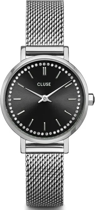 Cluse Boho Chic Petite Crystals Mesh Black