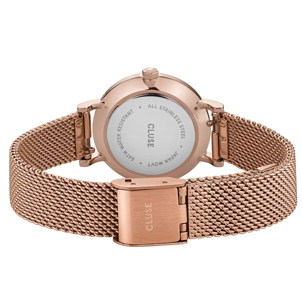 Cluse CW0101211003 Boho Chic Petite Rose Tone Womens Watch