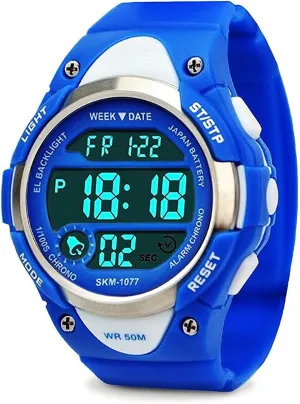 cofuo Boys Girls Sport Digital Watch, Kids Outdoor Waterproof Electronic Watches with LED Alarm Stopwatch