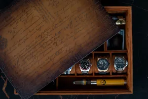 Daily Routines Tray - Parchment Patina Light Tan