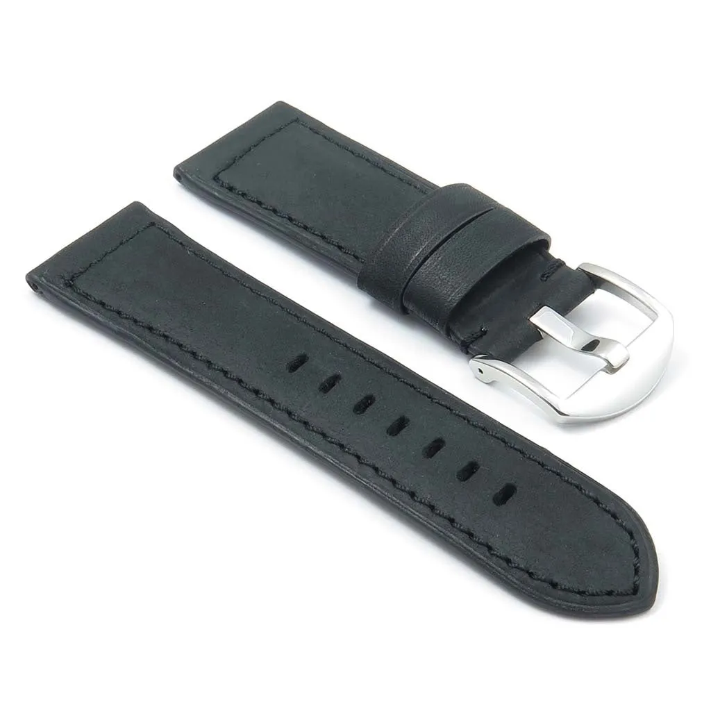 DASSARI Heritage Padded Italian Leather Strap