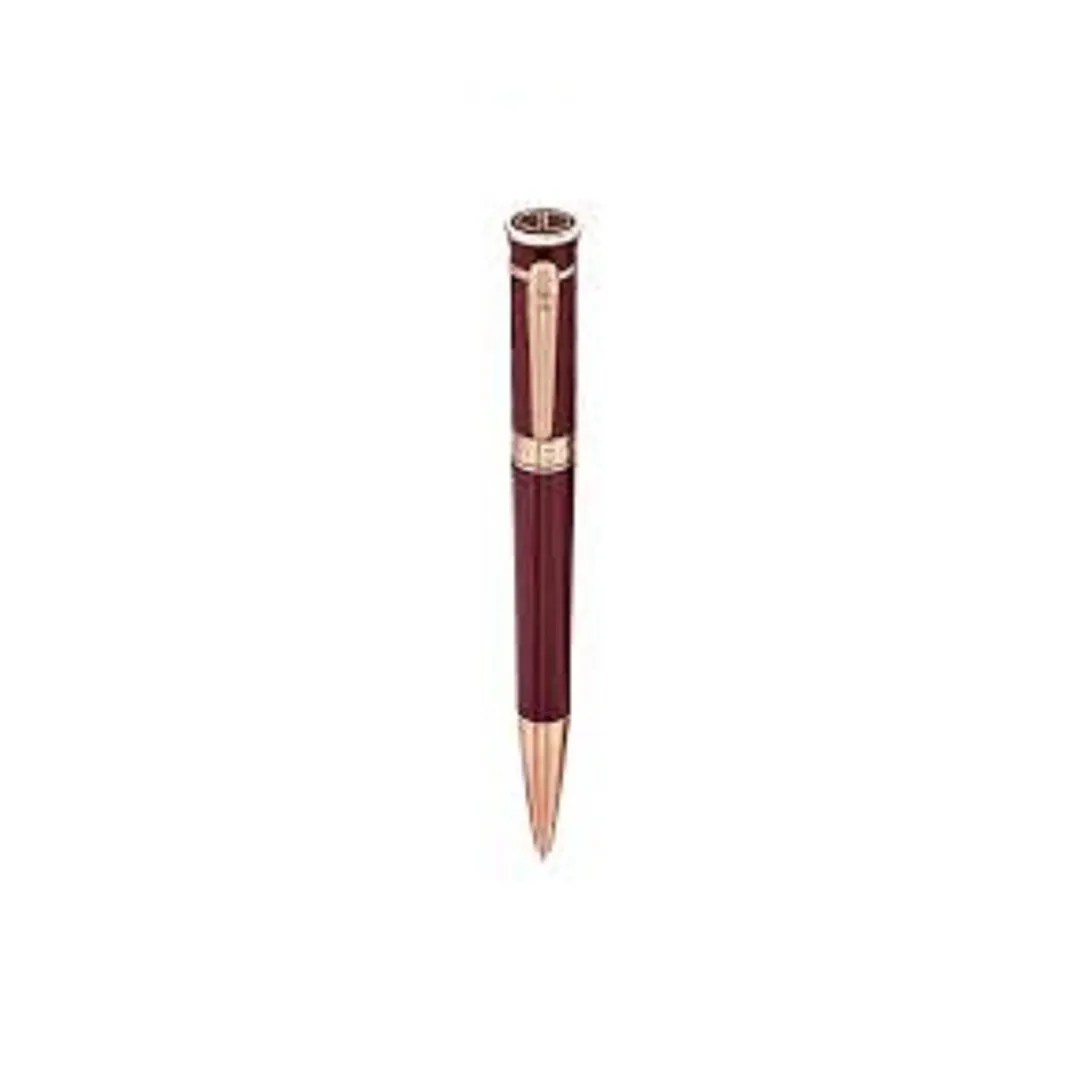 Davidoff Zino Ballpoint Rose Gold-Red Plated Pen