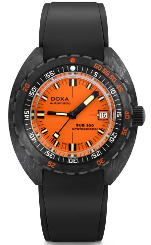 DOX Watch SUB 3 Carbon COSC ProFSsional Rubber
