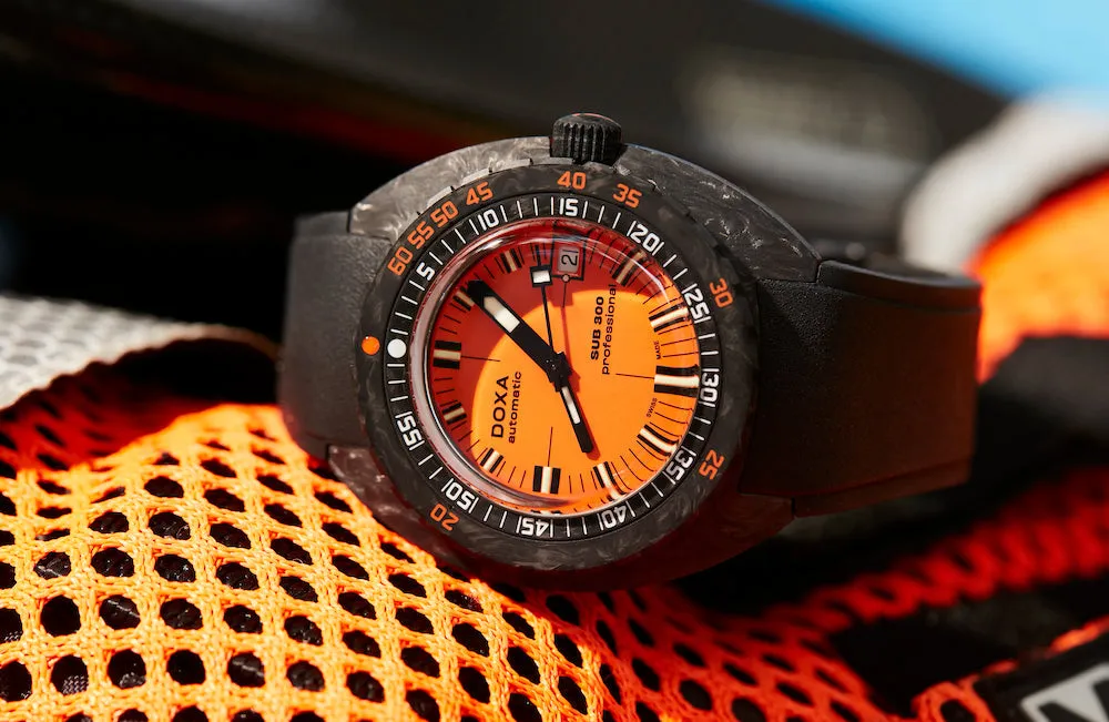 DOX Watch SUB 3 Carbon COSC ProFSsional Rubber