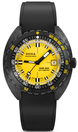 Doxa SUB 300 Carbon COSC Divingstar Rubber