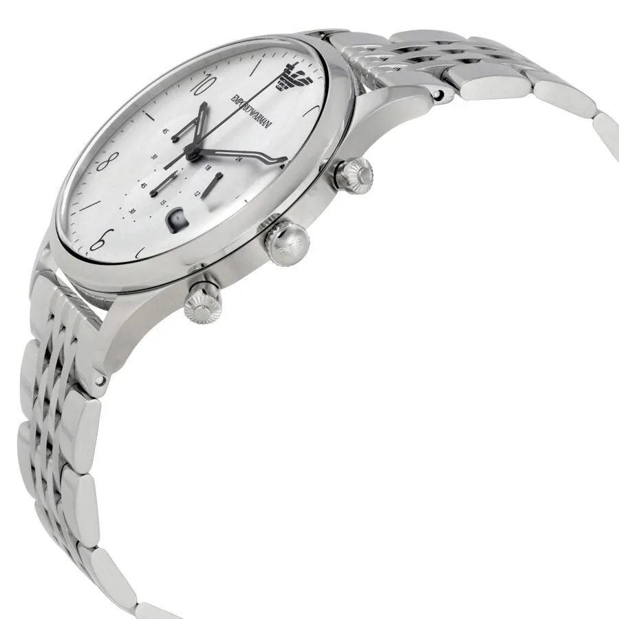 Emporio Armani Classic Chronograph Silver Dial Men's Watch AR1879