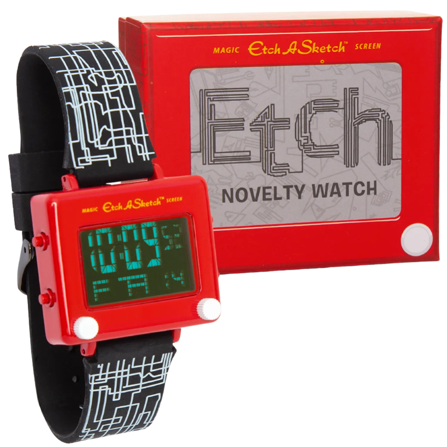 Etch A Sketch Digital Watch