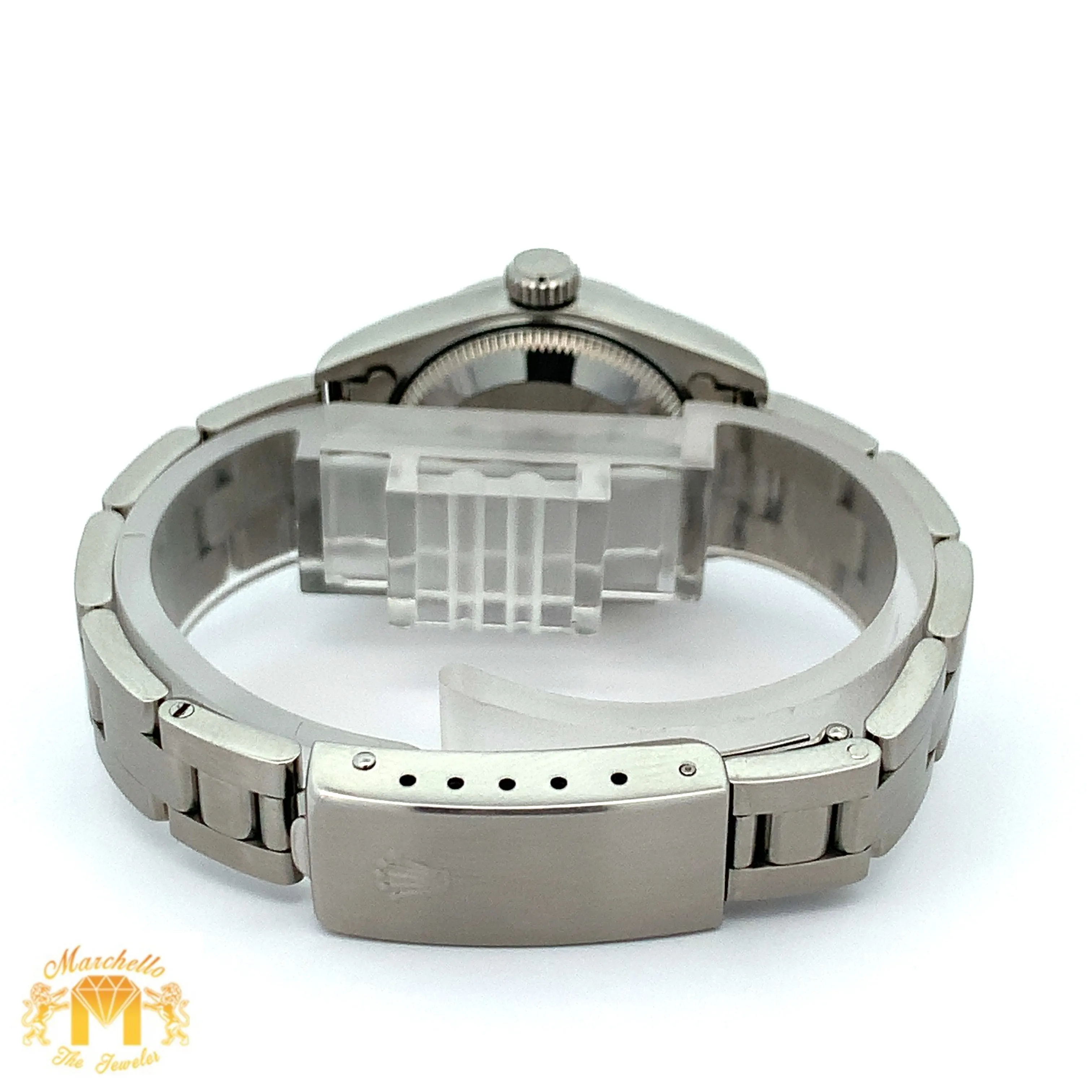 Factory 26mm Rolex Ladies`Watch with Stainless Steel Oyster Bracelet (Rolex papers)