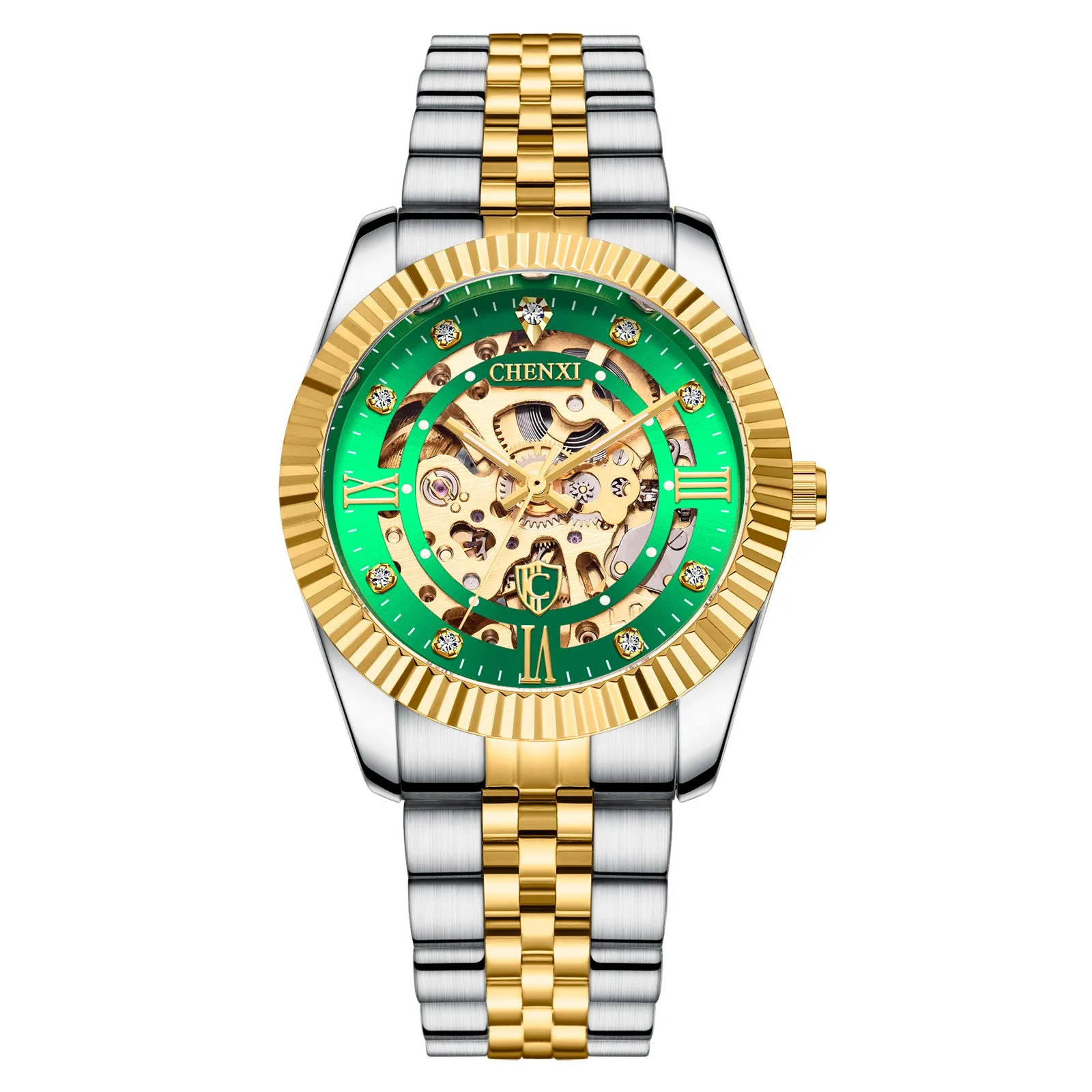 Fashion hipster business mechanical watch W28CX88804B