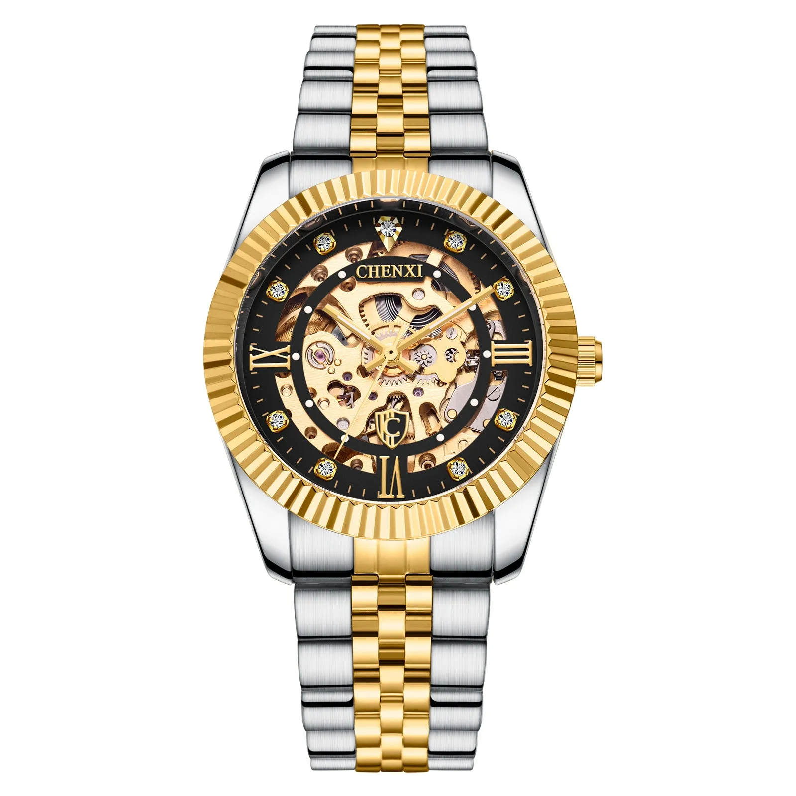 Fashion hipster business mechanical watch W28CX88804B