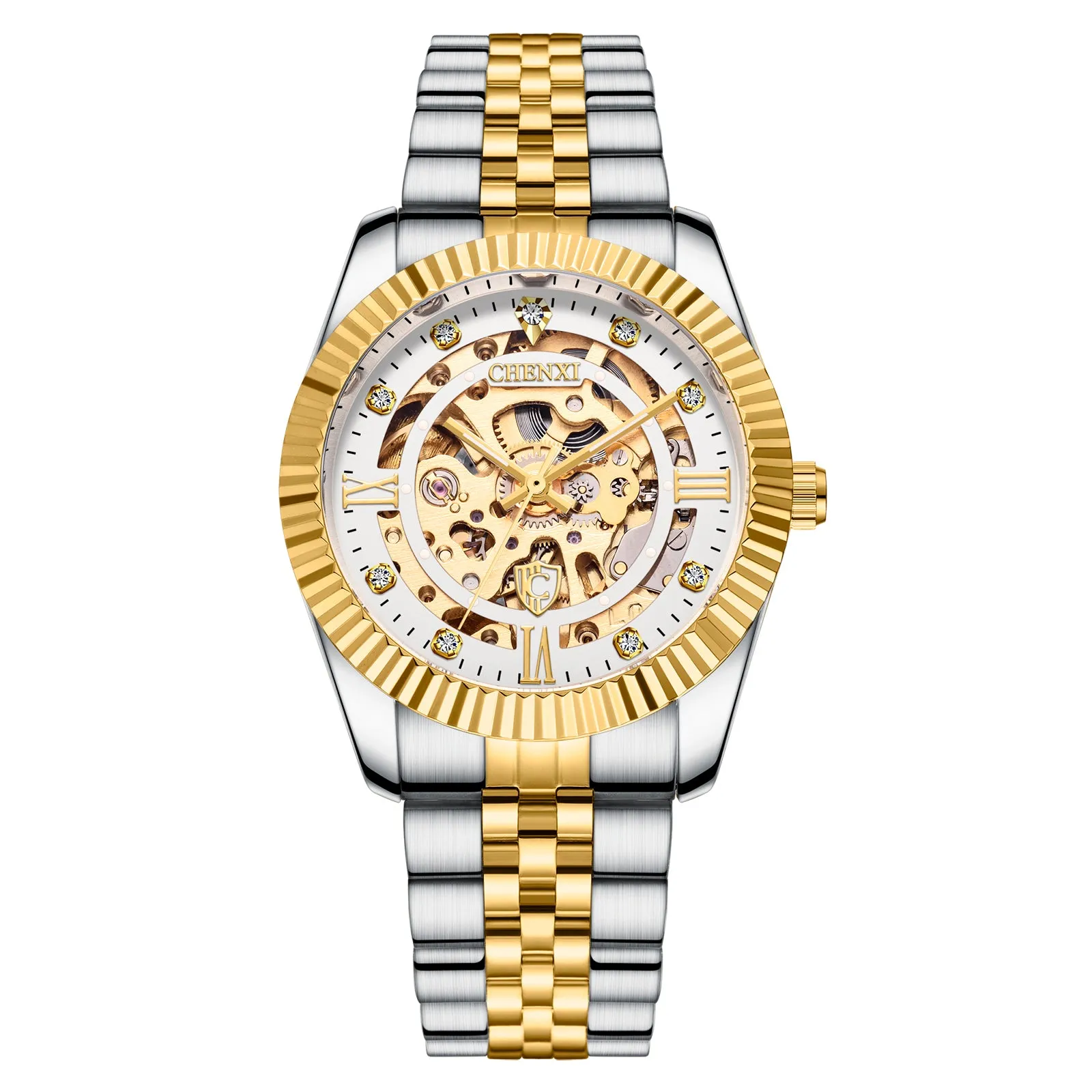 Fashion hipster business mechanical watch W28CX88804B
