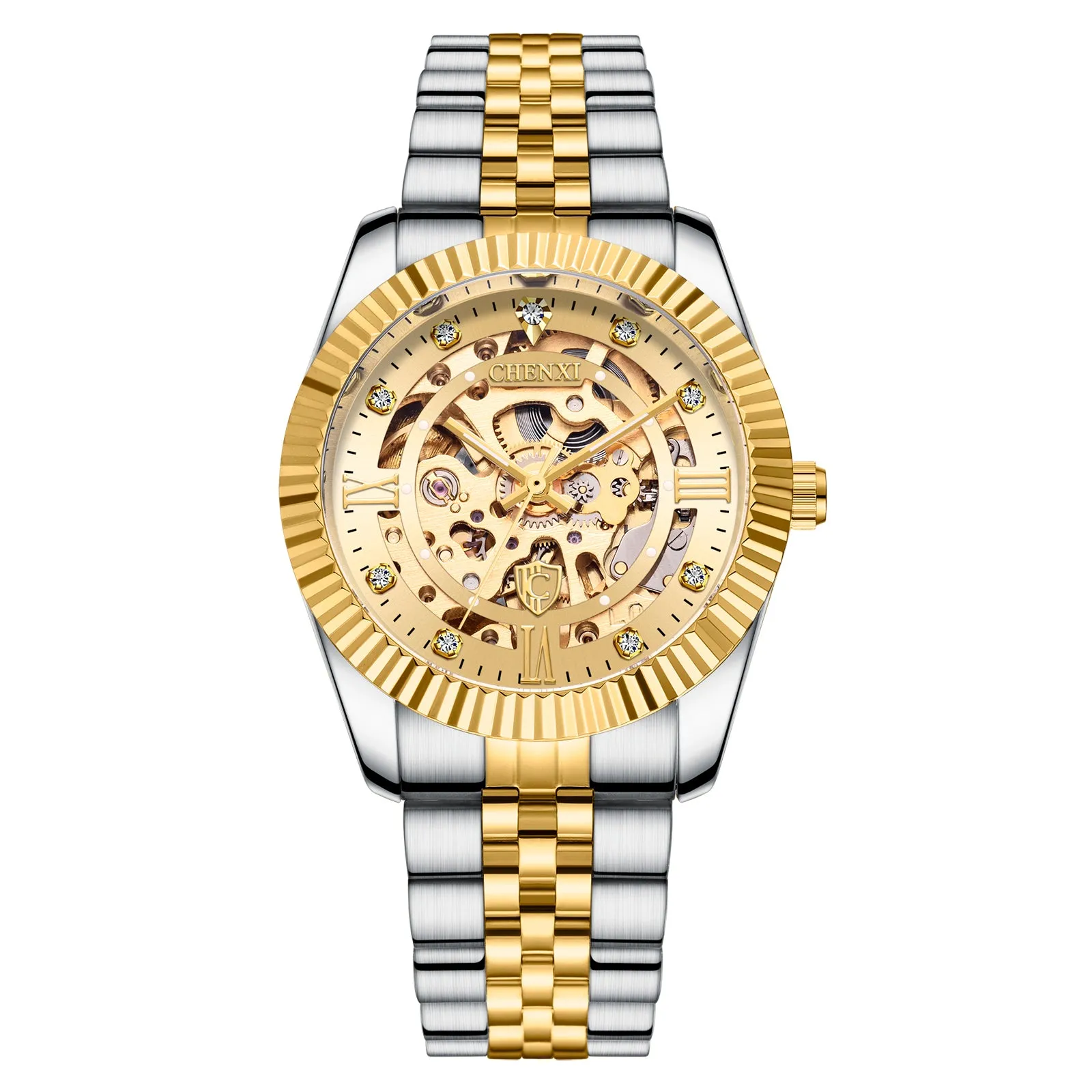 Fashion hipster business mechanical watch W28CX88804B
