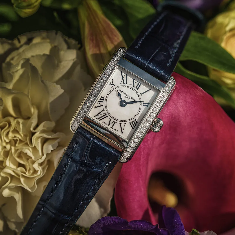 Frederique Constant Watch Carree Diamond Ladies D