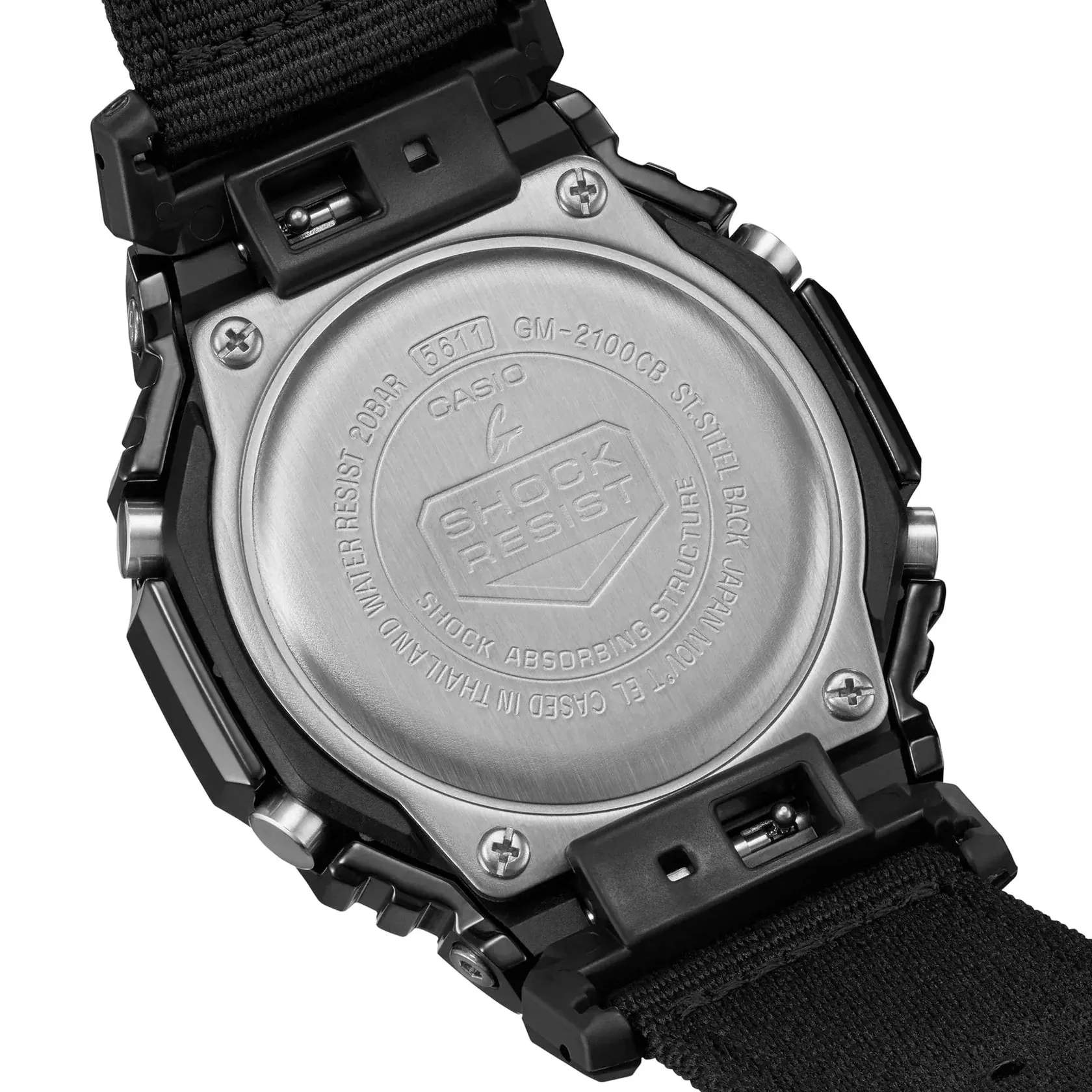 G-Shock Digital & Analogue G Steel Metalized Casioak Series GM2100CB-1A / GM-2100CB-1A