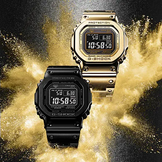 G-Shock Digital & Analogue G Steel Watch Full Metal Series GMWB5000GD-9DR / GMW-B5000GD-9DR