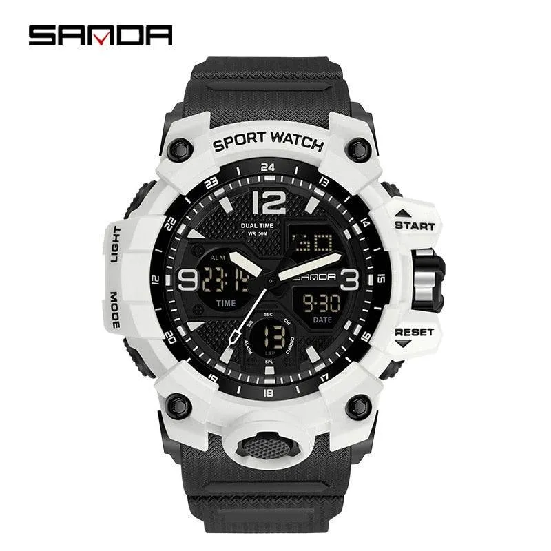 G Style New Men's Watches 50M Waterproof Shock Sports Military Quartz Watch for Male Digital Wristwatch Clock 3133