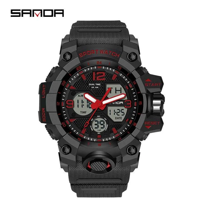 G Style New Men's Watches 50M Waterproof Shock Sports Military Quartz Watch for Male Digital Wristwatch Clock 3133