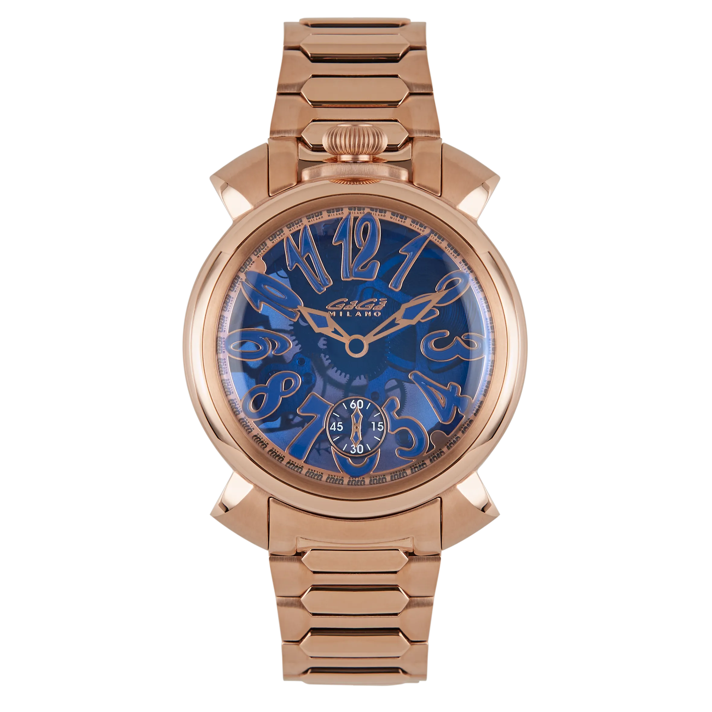 GaGà Milano Watch Manuale Forty-Four 44mm Skeleton Rose Gold