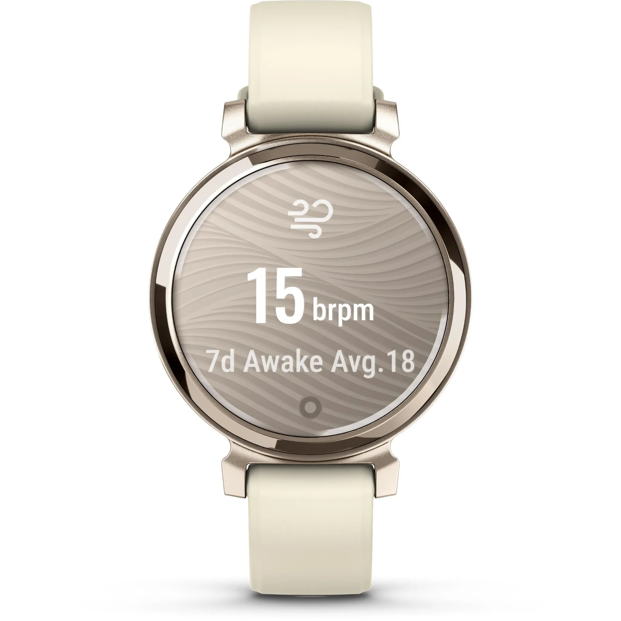 Garmin Lily 2 with Silicone Band (Cream Gold/Coconut) - AU Version (Opened Never Used)