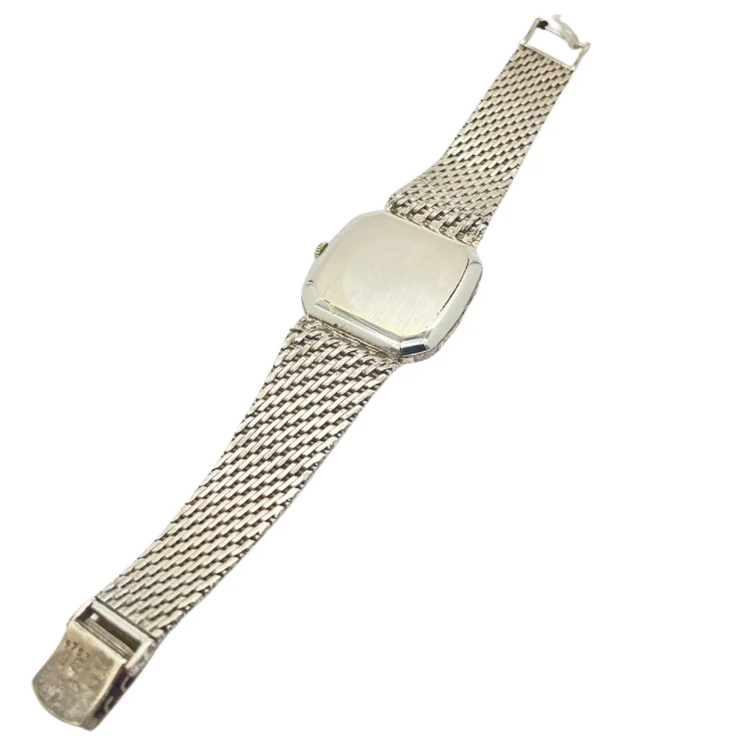 Girard Perregaux 925 Silver Gyromatic 34mm Watch