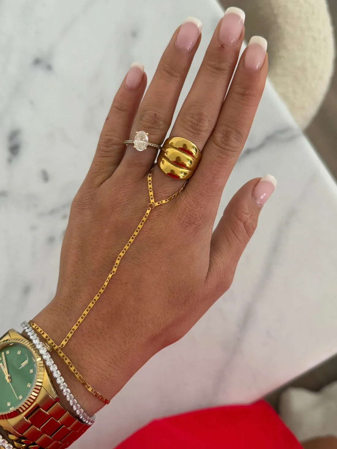 Glam Bracelet Hand Chain