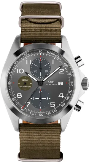 GLY Watch Combat Chronograph Grey Black