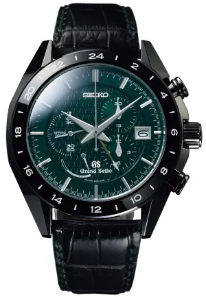 Grand Seiko Watch Spring Drive Sports Black Ceramic GMT Limited Edition