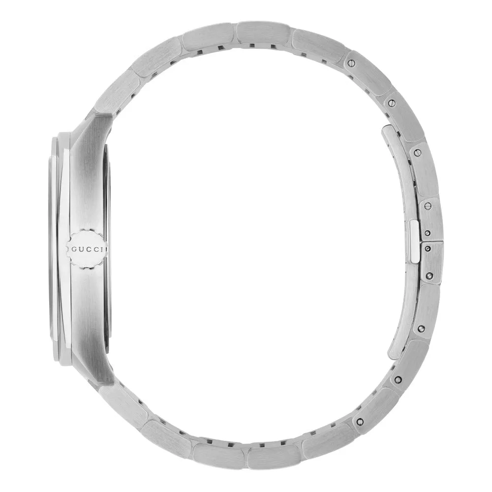 Gucci GG2570 41mm Sunray Black Dial Gents Bracelet Watch YA142301