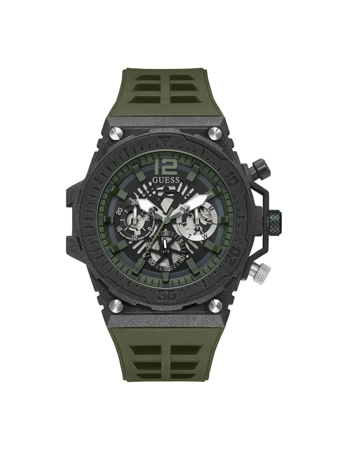 Guess Black Dial Men Analog Watch - GW0325G2
