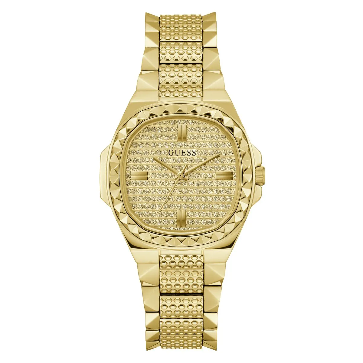 Guess Champagne Dial Women Analog Watch - GW0601L1