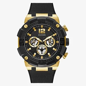 Guess GW0264G3 Black Silicone Strap Men Watches