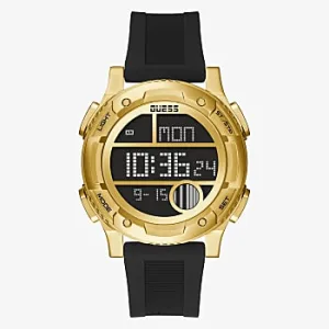 Guess GW0272G2 Black Silicone Strap Unisex Watches