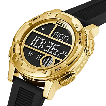 Guess GW0272G2 Black Silicone Strap Unisex Watches