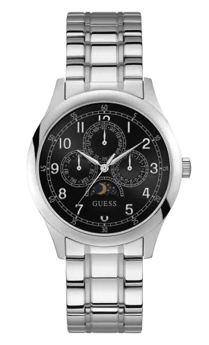 Guess Mens Silver Multi-function Watch - W1110G1