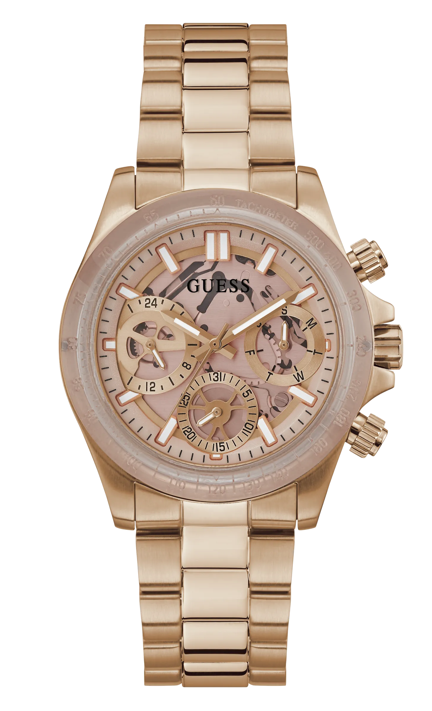Guess Rose Gold Dial Women Watch - GW0557L2