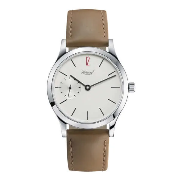 HABRING²  Felix White Dial Red 12 Hour