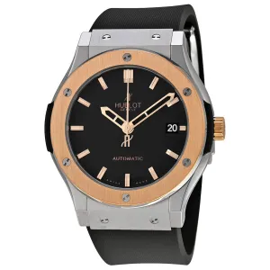 Hublot Classic Fusion Black Dial Black Rubber Men's Watch 511.NO.1180.RX