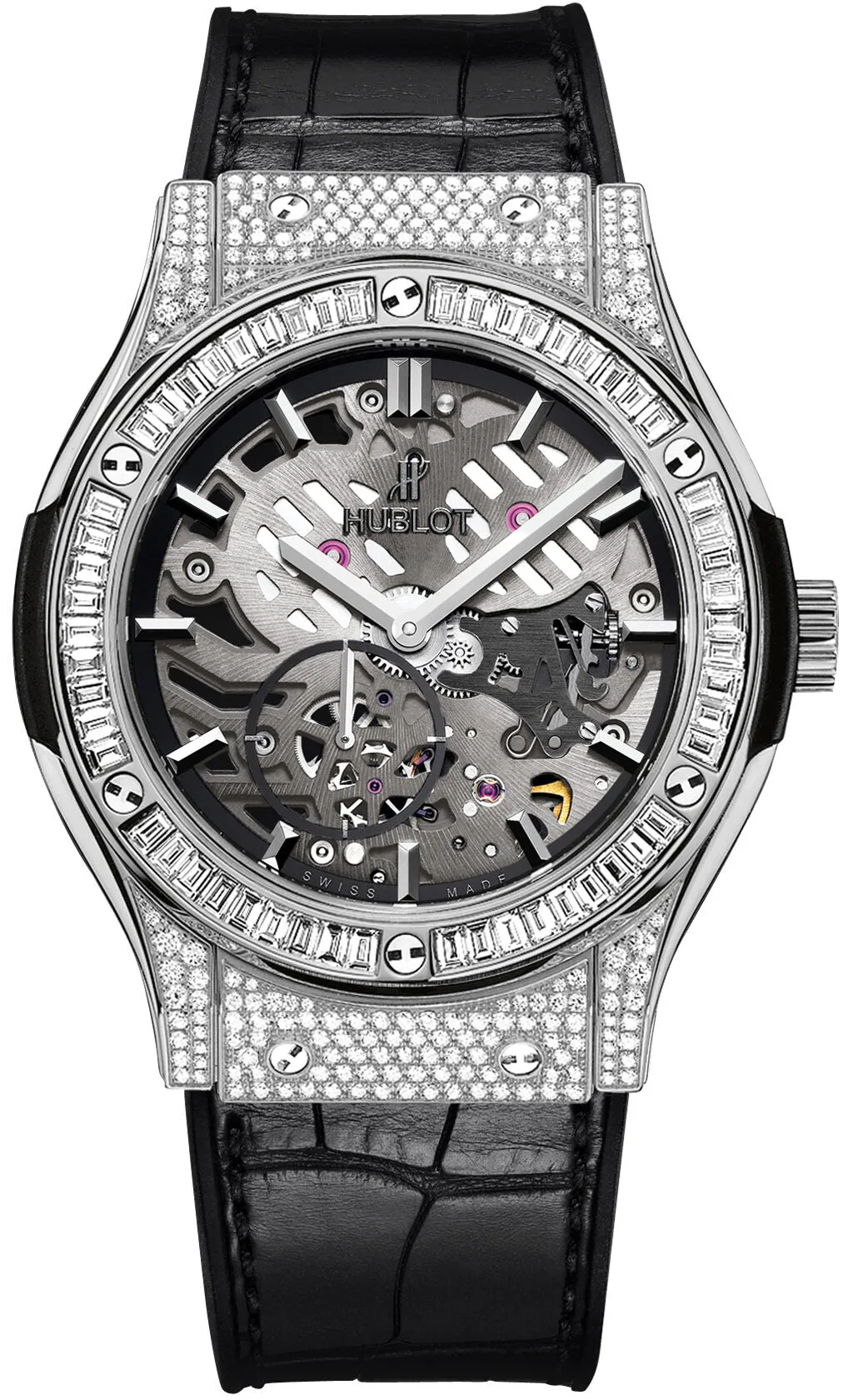 Hublot Classic Fusion Classico Ultra Thin Skeleton Dial Hand Wind Men's Watch 515.NX.0170.LR.0904