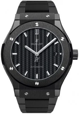 Hublot Classic Fusion Mat Black Carbon Fiber Dial Automatic Men's Ceramic Watch 542.CM.1771.CM
