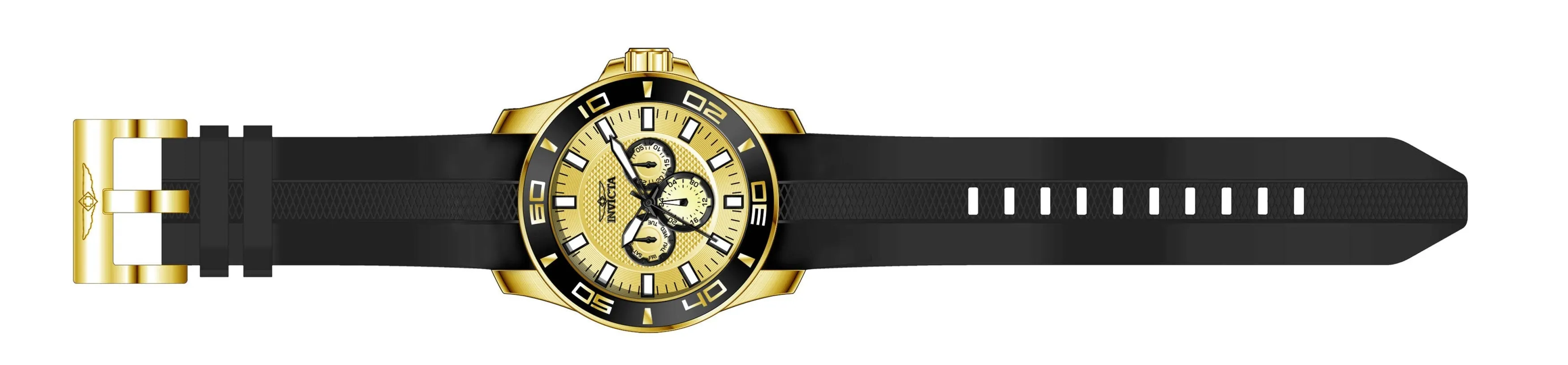 Invicta Pro Diver Quartz Gold Dial Analog Watch - for Men 35742