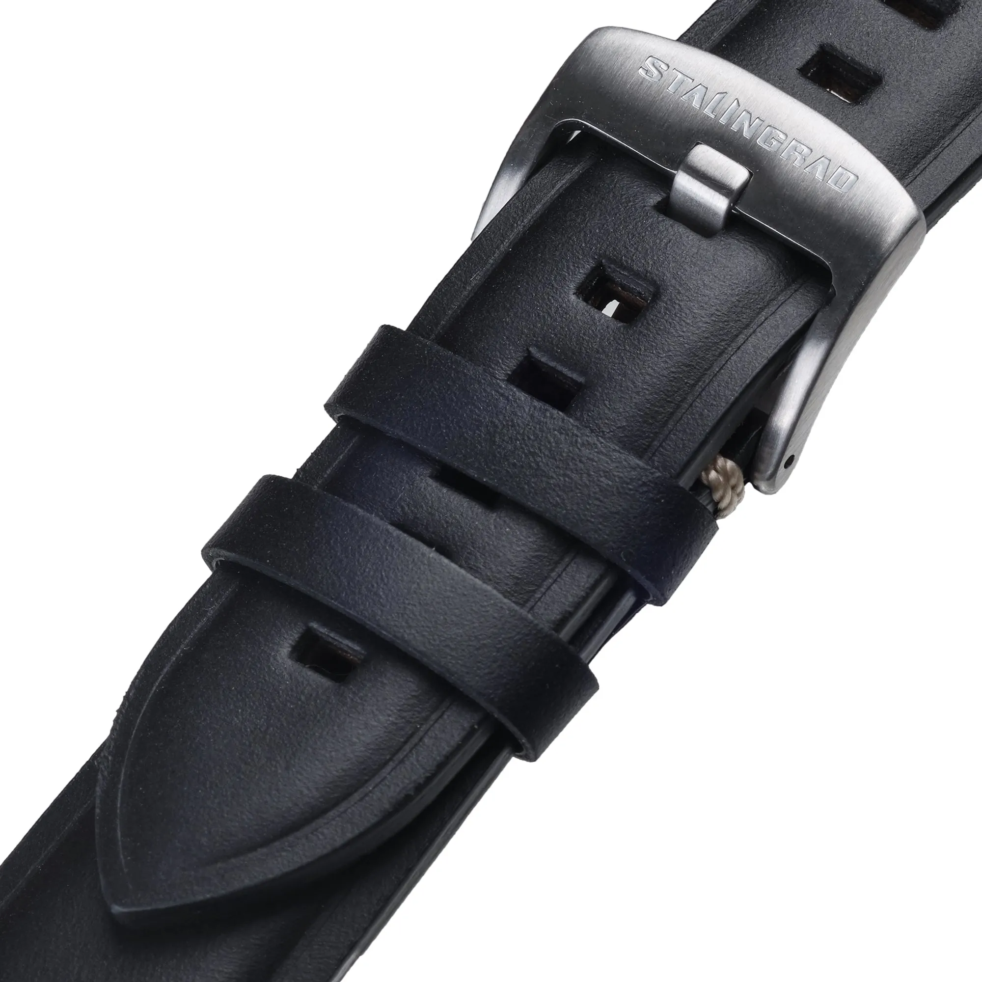Iron Will. Blue Dial. Black Leather Strap. SG-0012-03
