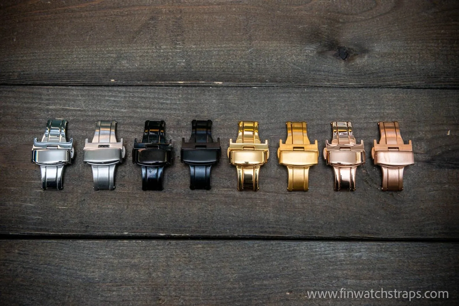 Leather watch strap 3-4 mm thick, Cognac color, handmade in Finland