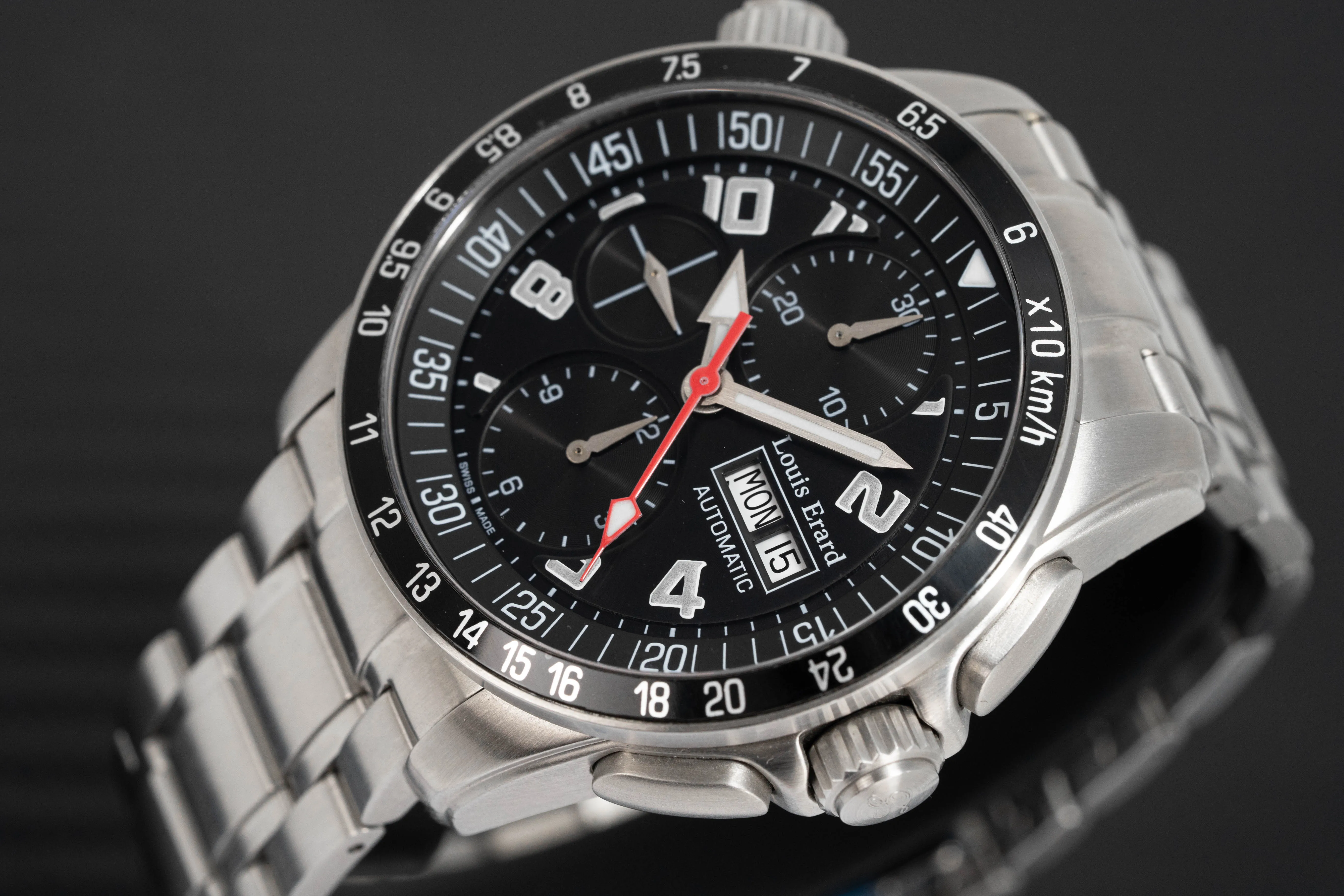 Louis Erard Watch Men's La Sportive Automatic Chronograph 78420AS02.BDE01